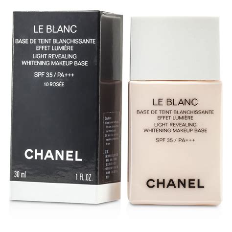 chanel le blanc base rosée|Chanel le blanc base.